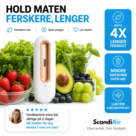 ScandiFridge™ - Holder maden frisk op til 4 gange længere & reducerer dine madudgifter
